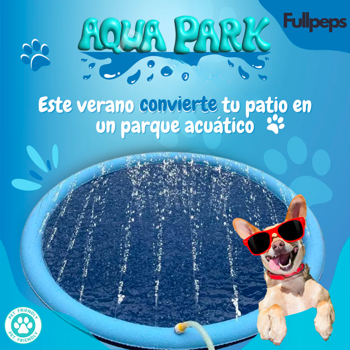 Pet Pool - Piscina de Chorros