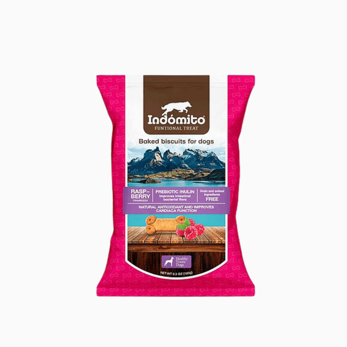 Indomito Galletas de Frambuesa