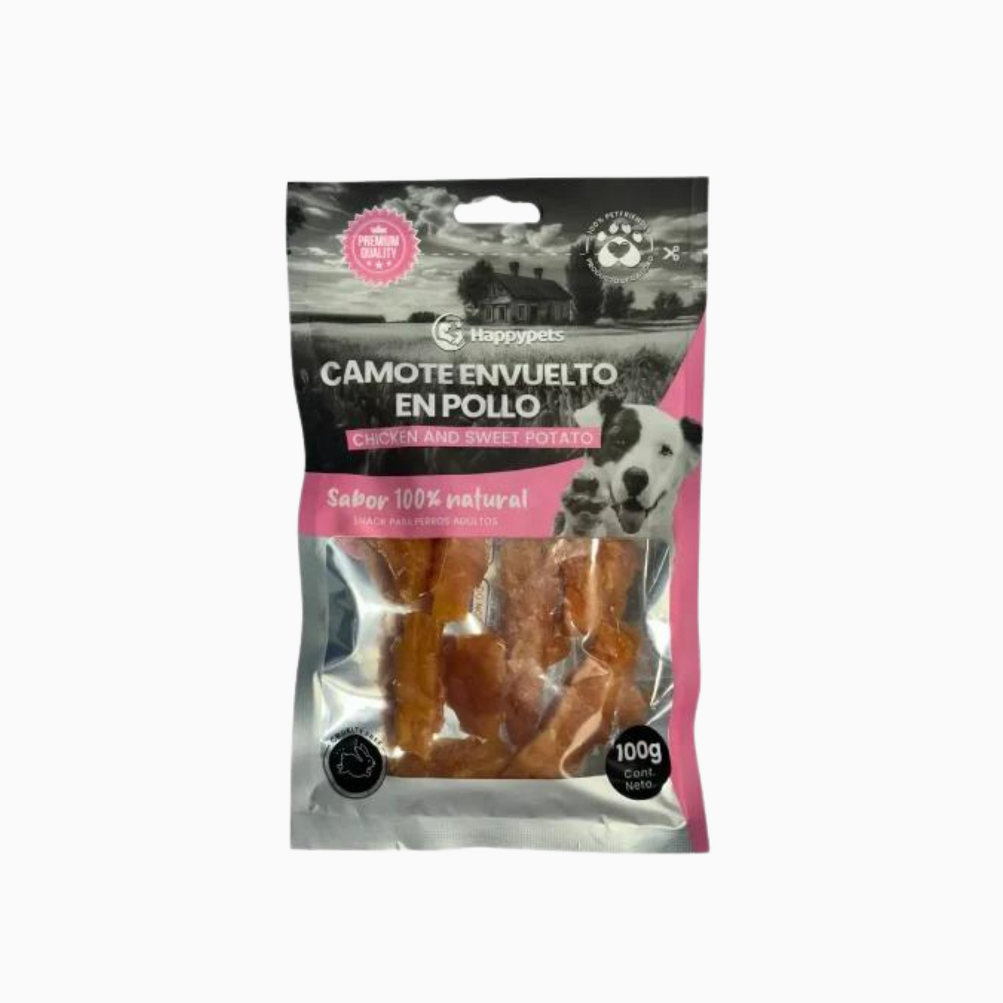 Happy Pets - Camote Envuelto en Pollo